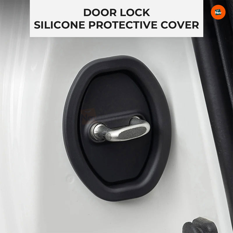 Anti-scratch door lock guard  
