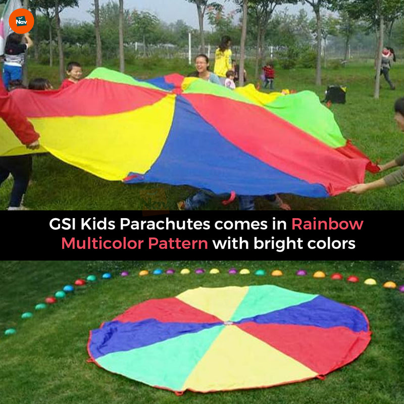 Family fun with GSI Kids Parachute at home 