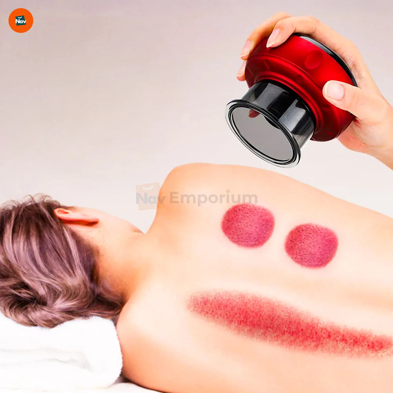  Wireless cupping eases muscle tension instantly
