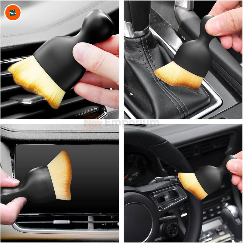 Multi-purpose detailing brush