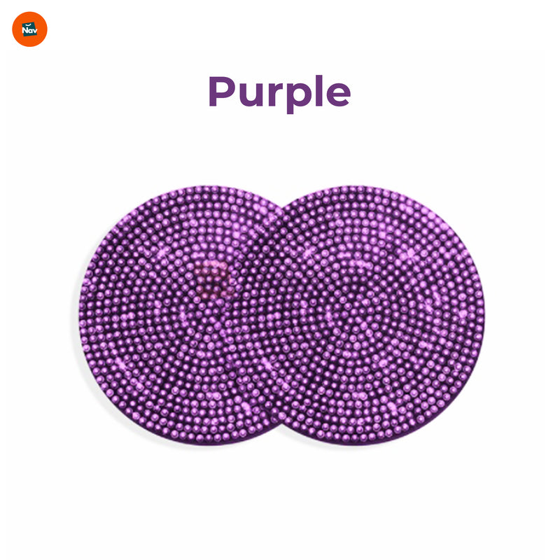 Washable crystal car coaster 