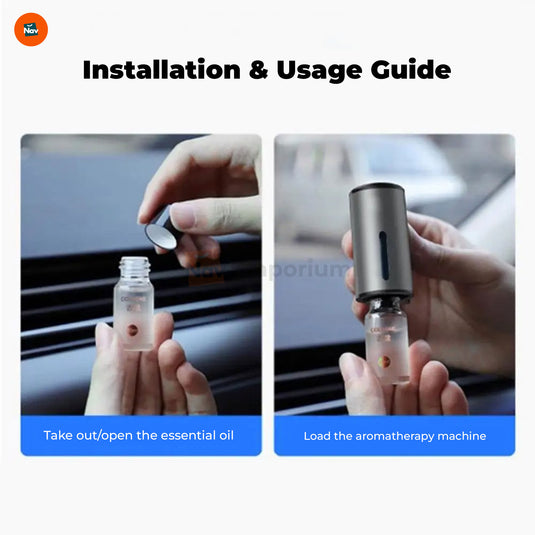 Premium aluminum car diffuser  