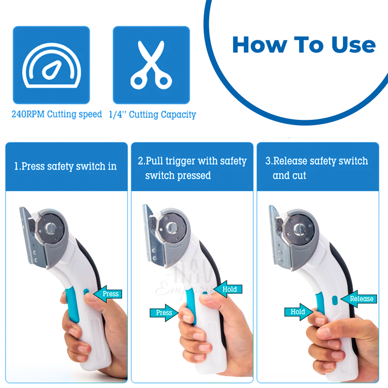 PowerScissor’s cordless design