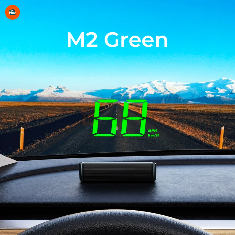 Smart speed monitoring with HUD 