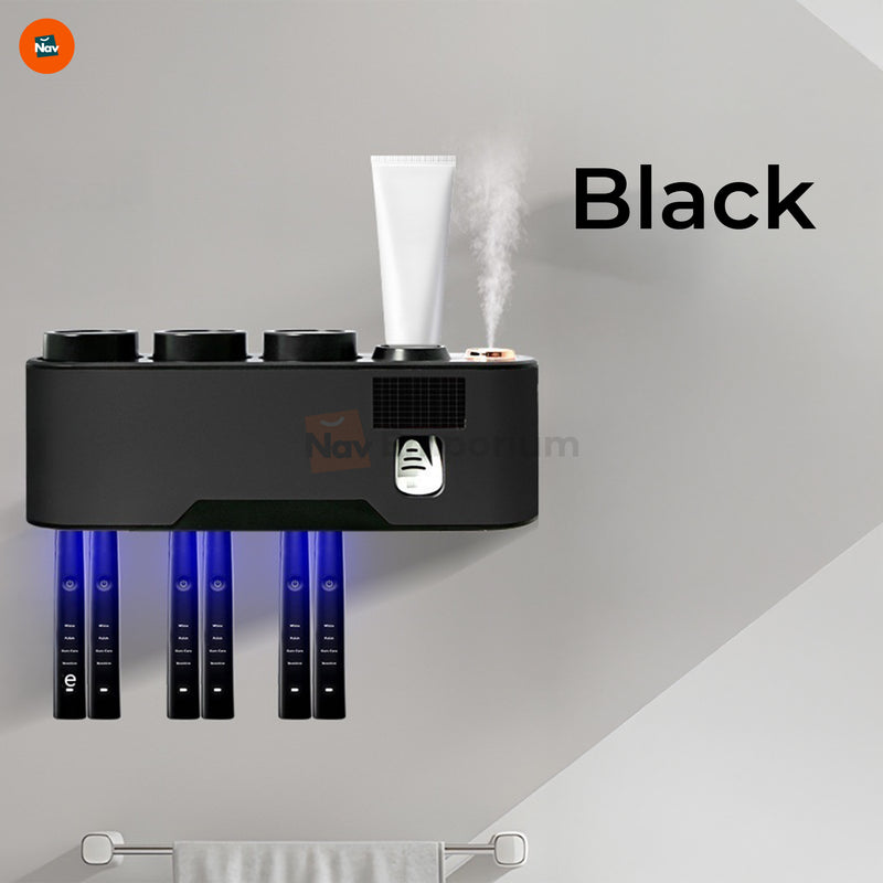Hands-Free Toothbrush Disinfection  