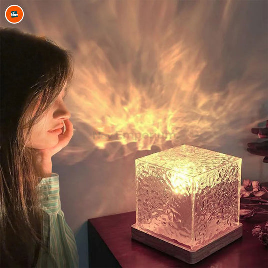 16-color ocean wave projector lamp