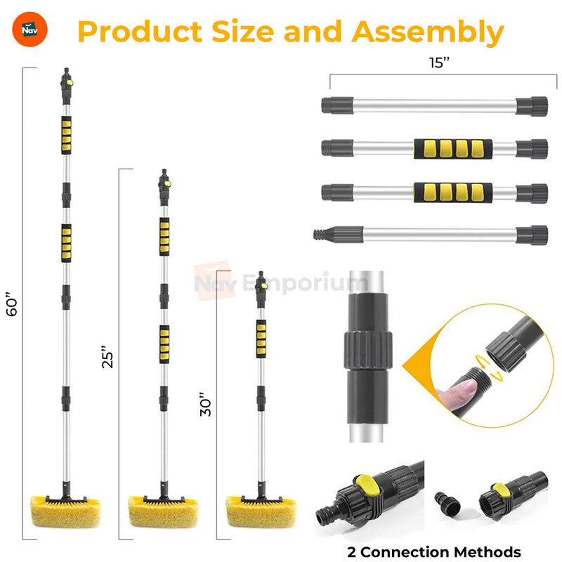 Durable car wash brush