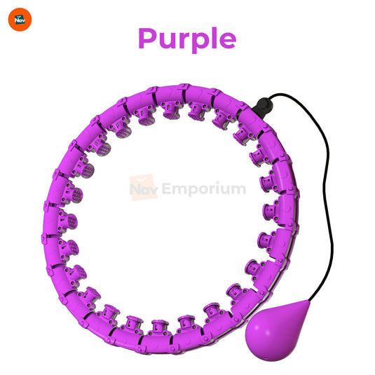 Portable hula hoop for easy storage 