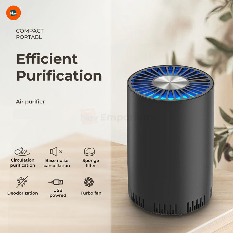 USB Air Purifier with Modern Design 