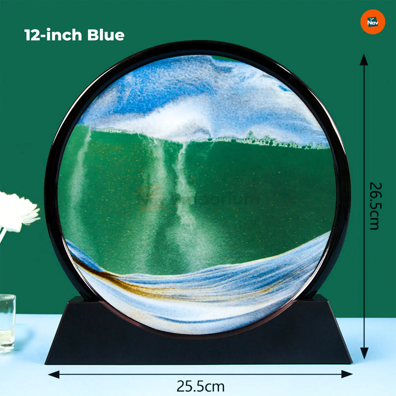 Modern sand art display