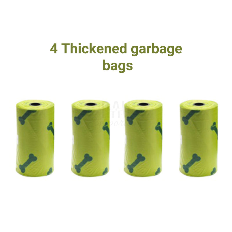 4 Thick garbage bags 