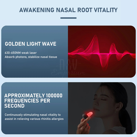 Red light nasal therapy For Sinus Relief