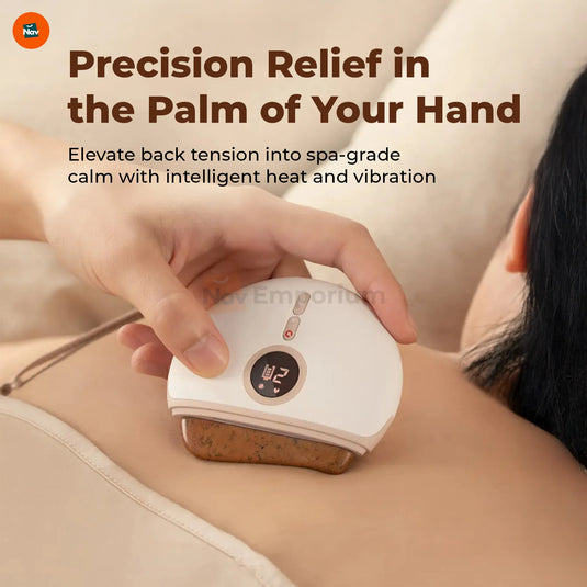 3‑speed control heated face massager