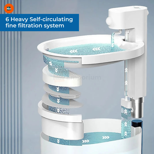 Quiet cat water dispenser 