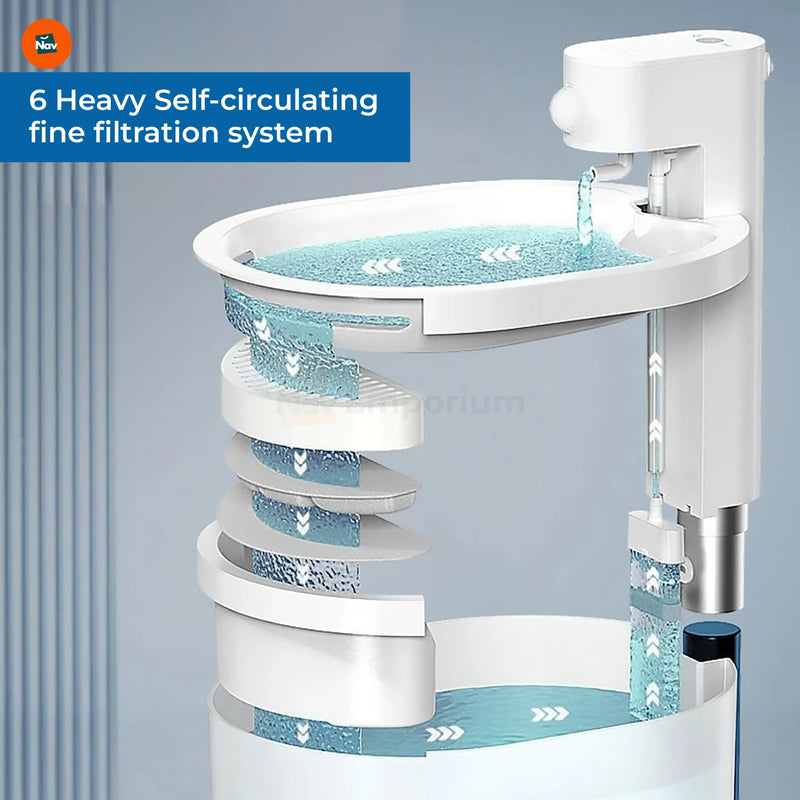 Quiet cat water dispenser 