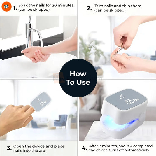  Fast results with clear nail laser