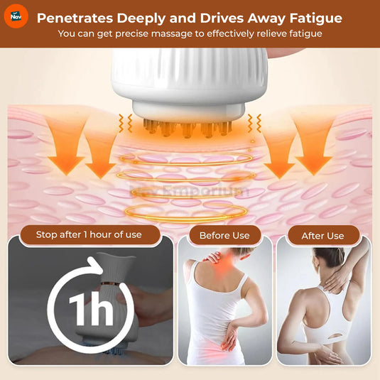  Feature image adjustable heated leg massager settings