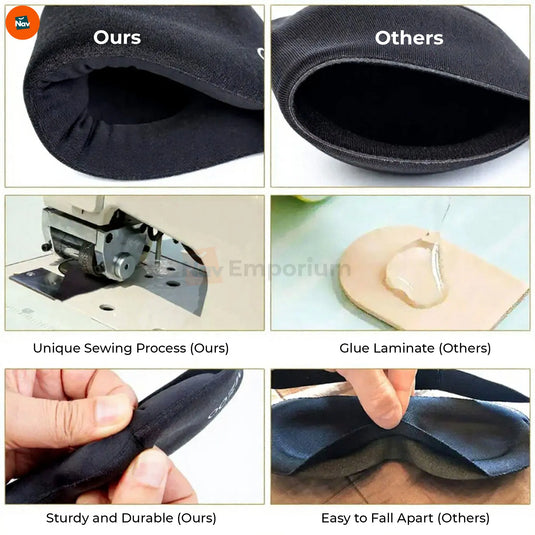 Feature image blackout eye mask adjustable secure strap 