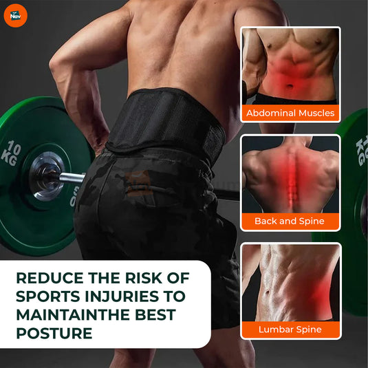  Weightlifting belt for squats secure fit
