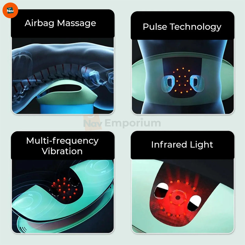  Feature image displaying lumbar traction device’s adjustable strap
