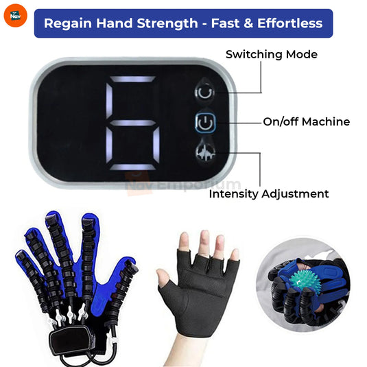  Stroke hand therapy glove enhances mobility