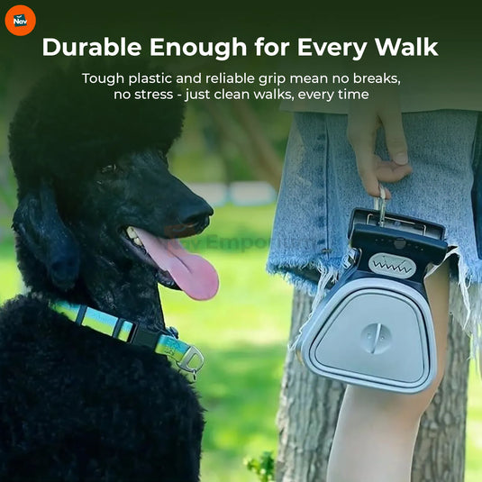 Benefit image shows mess-free travel pooper scooper cleanup