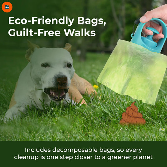  Feature image displays lightweight dog pooper scooper foldable design