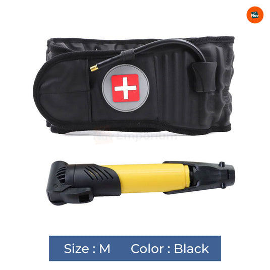 Adjustable lumbar support belt