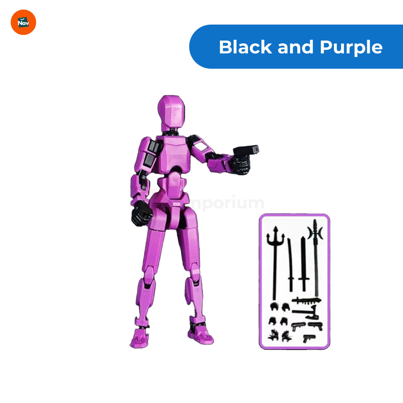 FlexiBot 13 Action Figure Close-up  4