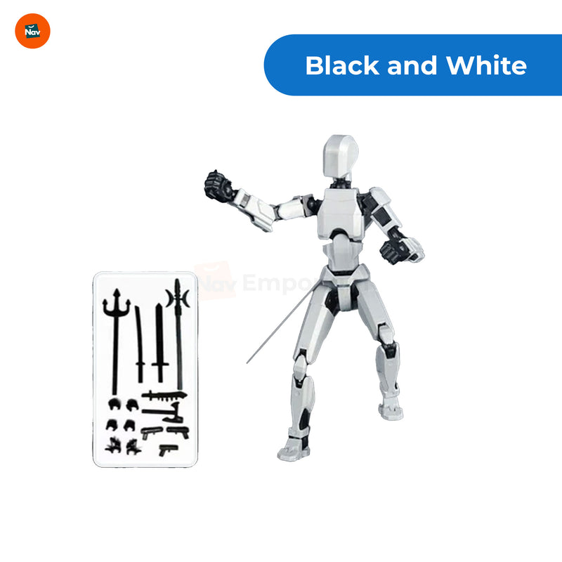 FlexiBot 13 Action Figure Close-up  6