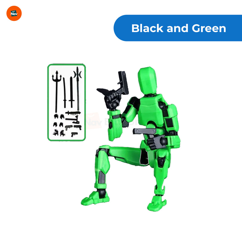 FlexiBot 13 Action Figure Close-up  3