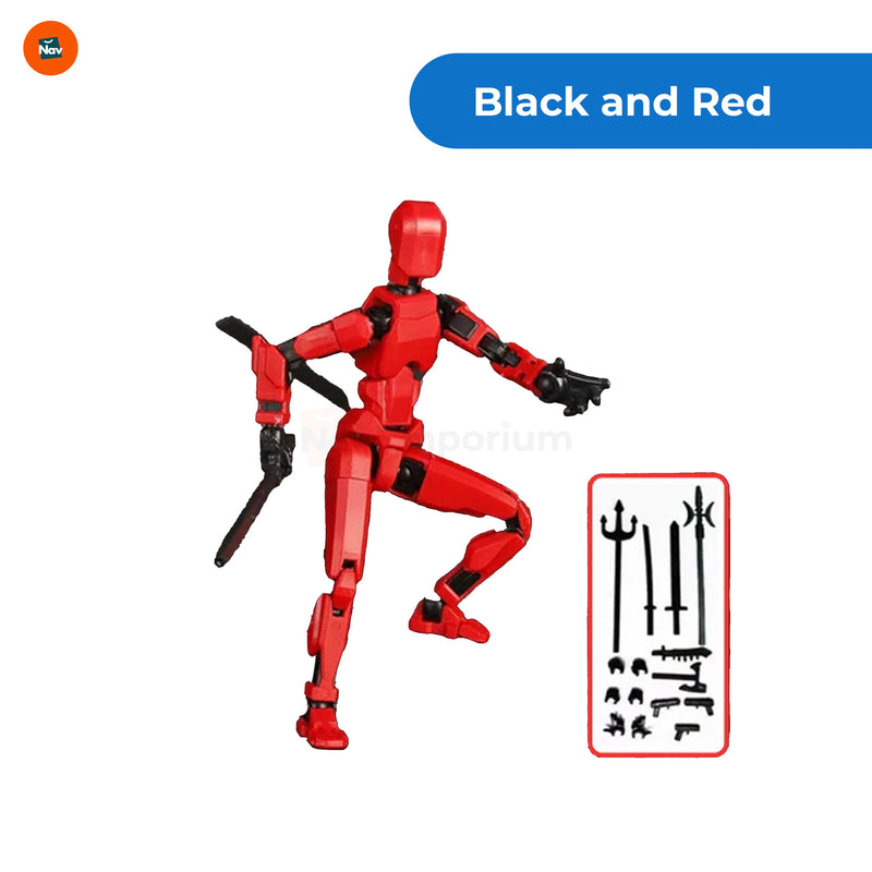 FlexiBot 13 Action Figure Close-up  5