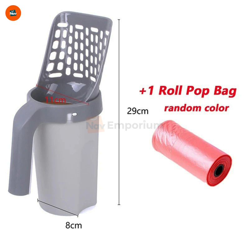 Pet-safe litter box scooper
