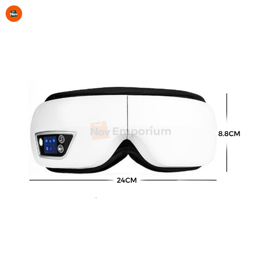 Portable eye massager with heat