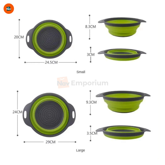 Heat-resistant silicone strainer 