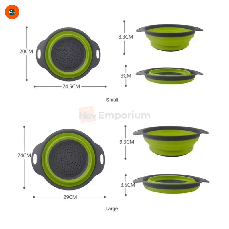 Heat-resistant silicone strainer 