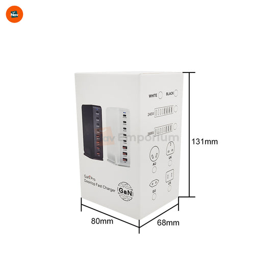 Multiple devices charging with TechPi USB hub 