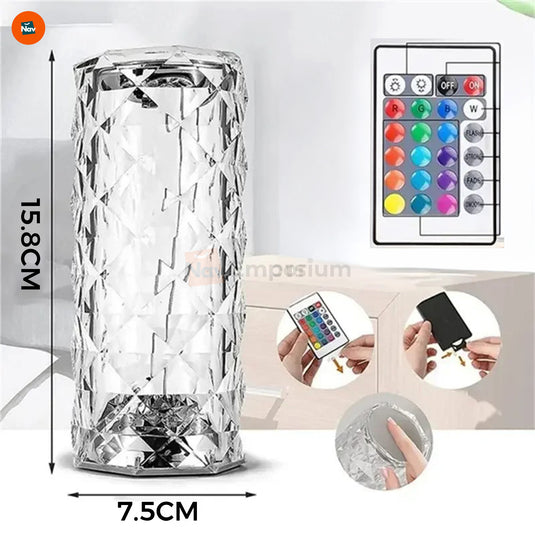 16-color LED bedside lamp