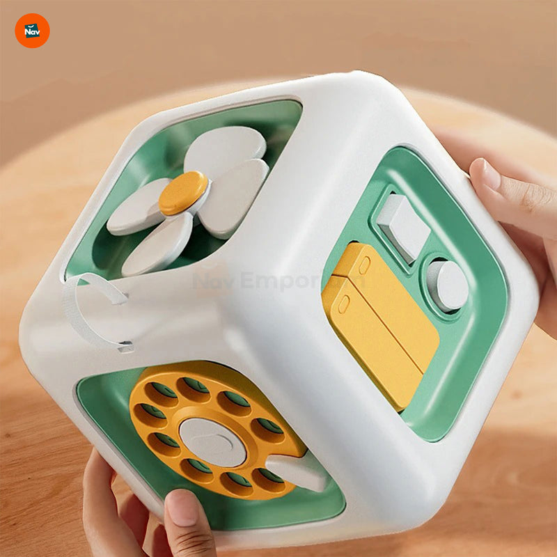 Toddler playing with toy 