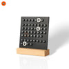 Timeless Wood Desk Calendar