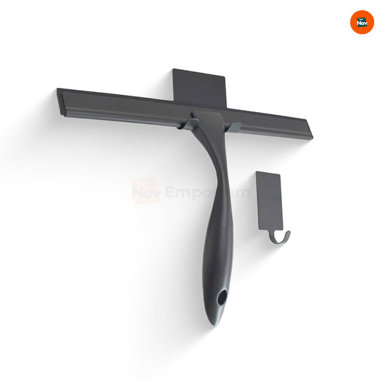 Shower squeegee with water droplets -1