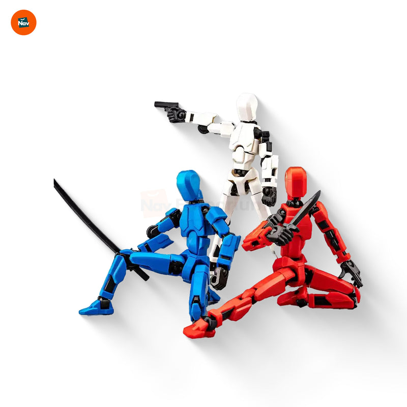 FlexiBot 13 Action Figure Front View 