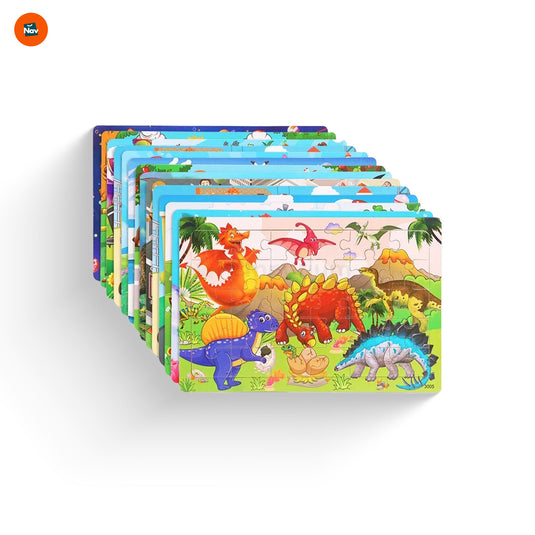 Wooden Learning Puzzles Set  