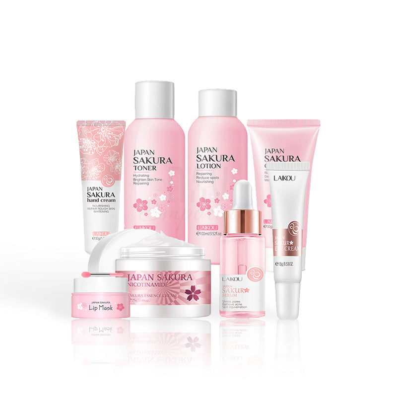 SakuraGlow 6-piece skincare set