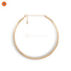 Elegant Silver Torque Choker