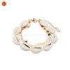 Ocean Elegance: Handmade Shell Charm Bracelet