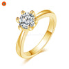 WEITING CZ Engagement Ring