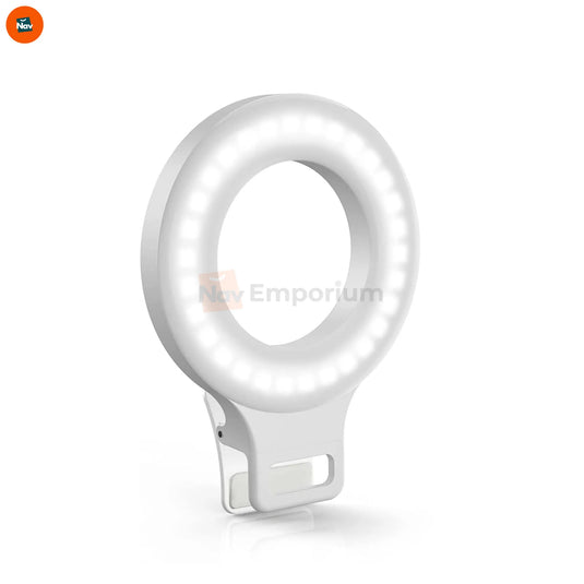  Featured image showing portable clip on ring light