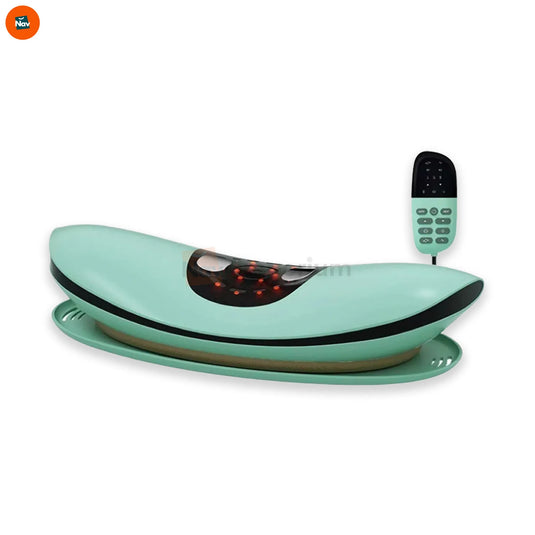  Featured image showing waist massager heat vibration device in use