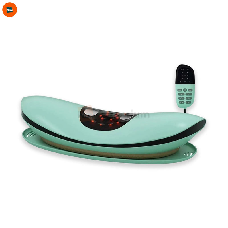  Featured image showing waist massager heat vibration device in use